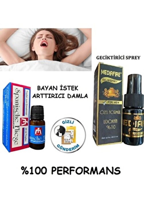Kadınıara Özel Stek Damlası Flıege Ve Orjnl Gecıktırcı Sprey Kalıtelı Orjnal 347g644