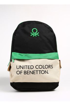 Siyah - Yeşil Erkek Çocuk Sırt Çantası BENETTON 3700