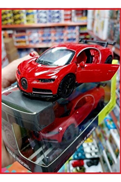 bugatti veyron kırmızı ve gümüş