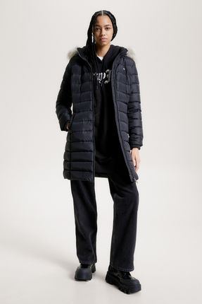 Tommy Hilfiger Kad n Siyah Mont Tjw Essent al Hooded Down Coat DW0DW09060 Fiyat Yorumlar Trendyol