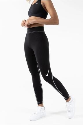 Nike Pro 365 Normal Belli Kısaltılmış File Panelli Kadın Taytı