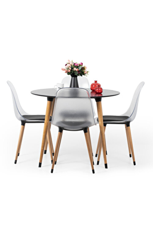 banket tezgahı hanglamp ile yuvarlak yemek masası