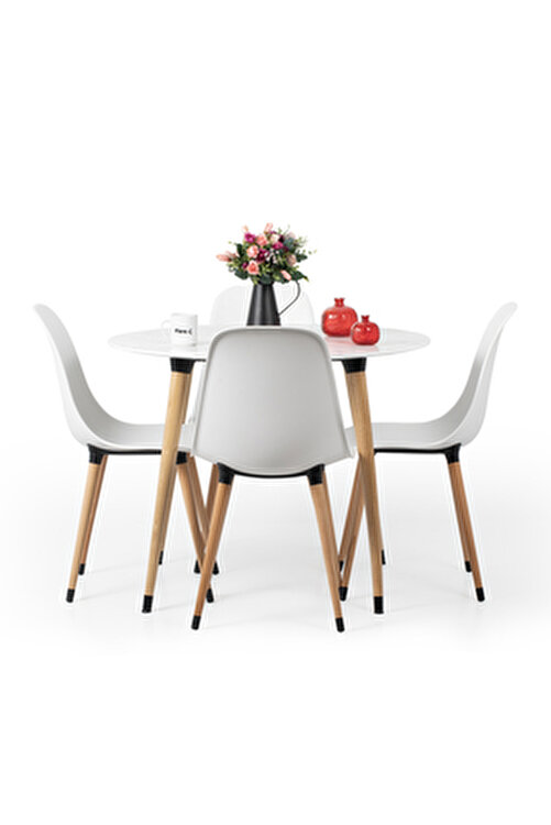 banket tezgahı hanglamp ile yuvarlak yemek masası