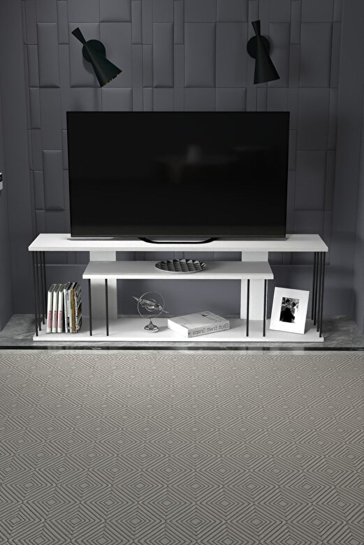 Gzd Plus TV Ünitesi Beyaz 140 cm