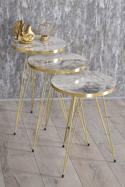Zigon Sehpa Gold Efes Tel