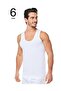 6 Pieces Seher Yıldız 0001I 100% Cottonwhite Economical Men's Undershirt & Undershirt - White - L