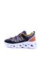 Thick Sole Lace-Up Sneakers Sports Shoes 20Y Black 212162322 - 2