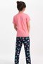 Little Pelican Candy Pink Girls Pajama Set - 3