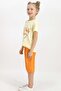 Licensed Light Yellow Girl's Capri Suit - 2
