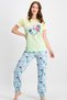 Rolypoly Light Yellow Women's Single Pajama Bottom (This Product Only Includes the Product Bottom)
