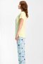 Rolypoly Light Yellow Women's Single Pajama Bottom (This Product Only Includes the Product Bottom) - 2
