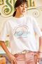 Women's White Ocean T-shirt TSH-19000294 - 2