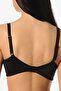 Women's Unwired Unassisted Gathering Black Bra B/C Cup 1910 - 4