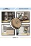 Shems Mink 2-Piece Lace and Fringed Toilet Seat Set Bathroom Rug Mat Set - 6