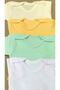 Unisex Baby 4-Piece Snap-on Badi Short Sleeve - 4