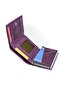 Genuine Leather Unisex Mechanismed Wallet Card Holder - 2