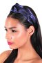 Hahai Women's Wide Band Flowing Satin Crown - 2