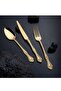 Lalezar Titanium Gold 84 Piece Boxed Fork Spoon Knife Set