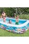 Fish Patterned Transparent Family Pool Intex 58485