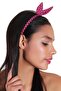 Hahai Women's Thin Band Polka Dot Bow Crown - 2