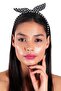 Hahai Women's Thin Band Polka Dot Bow Crown - 3