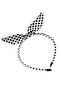 Hahai Women's Thin Band Polka Dot Bow Crown - 5