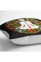 Far Eastern Yoga Motifs Mandalas Special Design Digital Printed Pillow Cushion Cover - 3
