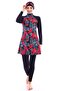 Women's Black Hijab Swimsuit - 2
