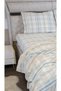 Single Plaid Duvet Cover Set - 2