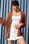 Women's Tile Bat Spring Cardigan HRK-19000057