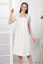 Women's Ecru Lace Maternity Nightgown - 2