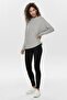 Women's Black Black Cotton Tights 15131588 ONLLIVE
