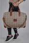 Large Size Printed Mink Luggage Style Hand and Shoulder Bag
