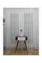 Leaf Pattern French Lace Tulle Curtain & Double-Breasted Curtain, 300X250, Sparse Pleat, 1/2 - 4