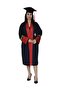 Kep Cübbe University Black with Red Stripe