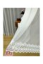 Skirt End Patterned Kdk Lace Tulle Curtain, 200X260, Normal Pleat, 1/2.5 - 5