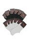 Pack of 12 Plain Black-White Women's Chetik Socks (Invisible from Sneakers)