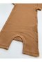 Bebk Corded Romper Jumpsuit Brown 9-12 Months - 3