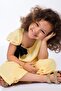 بلوزة بناتي صفراء 9231 - 2
