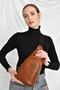 Tan Women's Two Compartment Waist Bag 10RZ3001