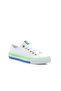 Women's White-green Sneakers 30176 - 3
