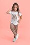 Sum Mer Cream Girl's Pajama Set
