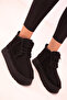 Black Suede Women's Boots & Booties 18352 - 6