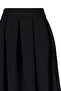 Black Pleated Woven Skirt TCTAW24EE00011 - 8