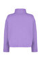 Mor Selanik/Triko Görünümlü Fermuarlı Yaka Regular/Normal Kalıp Örme Sweatshirt TBBAW23AO00006 - 6
