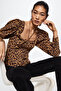 Animal Print Blouse - 5