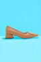 Scec Nude Buckle (4cm) Pointed Toe Heeled Shoes - 5