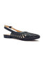 Talaria Black Cage Model Thick Heel Sandals - 4