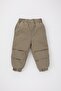 Baby Boy Elastic Waisted Parachute Pants