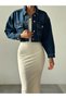Denim ceket - 4